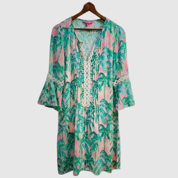 LILLY PULITZER Hollie Tunic Dress in Pink Blossom - Picture 2 of 10